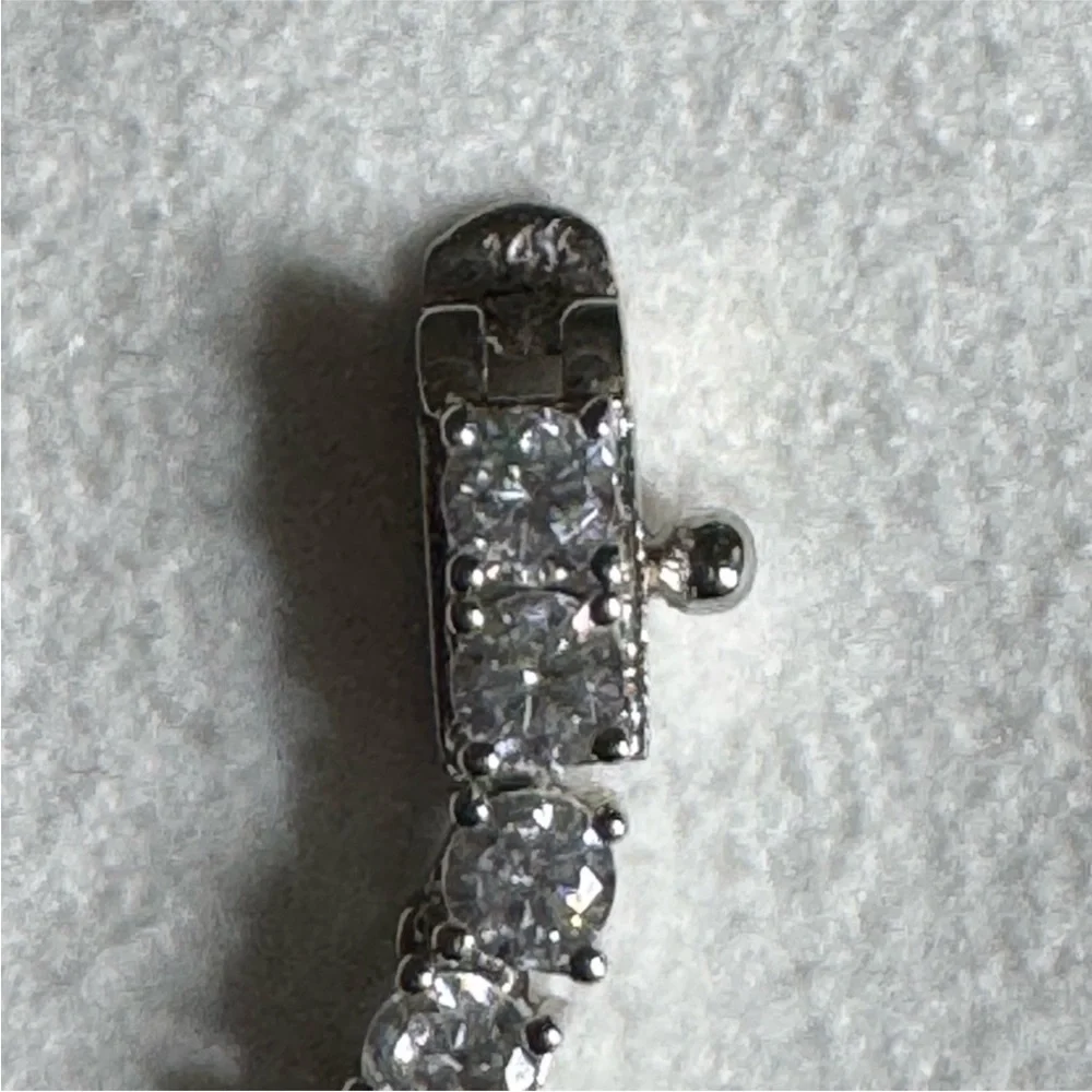 18k 24ct Tennis Necklace - Picture 8 of 9